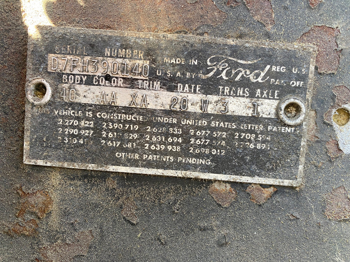 1957 Ford Thunderbird Convertible 312 V8 Automatic